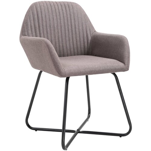 Maison Chic Jedilni stoli - Vzorci stoli 2 kosa taupe blago A488, (22032019) Slike