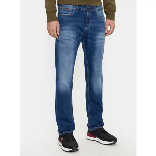 Tommy Jeans Jeans hlače Ryan DM0DM09551 Modra Straight Fit