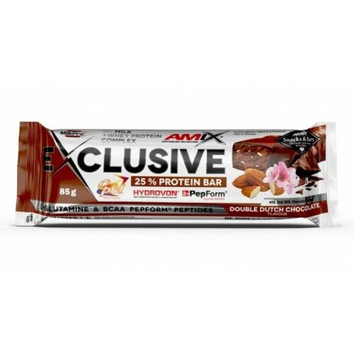 AMIX Exclusive Protein Bar 85 g Dupla čokolada Slike