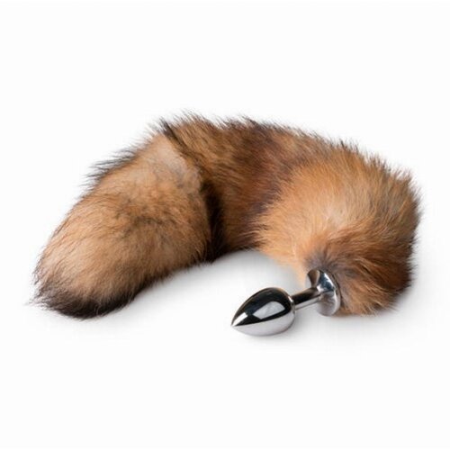 EasyToys Fox Tail Plug ET158 Silver Slike