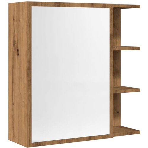 Maison Chic Kopalni&amp;scaron;ka omarica - Kopalni&amp;scaron;ki kabinet z ogledalom artisan hrast 62,5x20,5x64cm les, (21795045) Slike