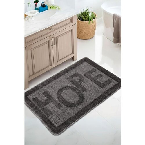 Hope anthracite anthracite bathmat Cene