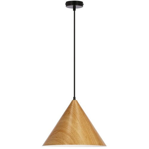 Candellux Lighting rjava viseča svetilka s kovinskim senčnikom ø 32 cm dunca Cene