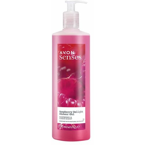 Avon Senses Raspberry Delight gel za tuširanje 720ml Slike