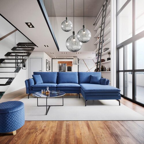 Bessagi Home Sedežna Garnitura Lani, Iz Žameta Slike