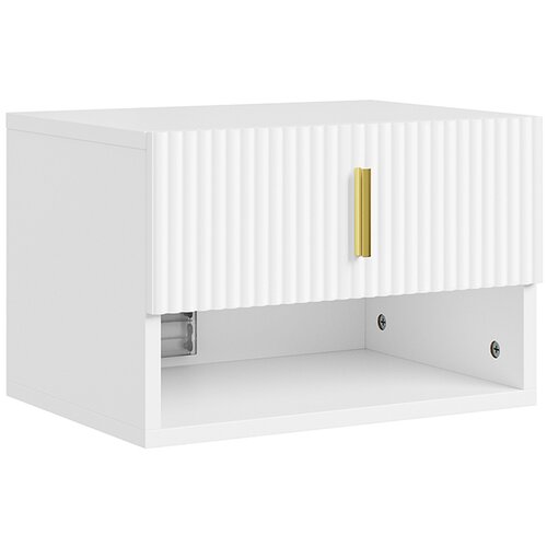 SoBuy Stenska nočna omarica s predalom Bela 40x30x26cm FBT176-E-W, (5000243405) Cene