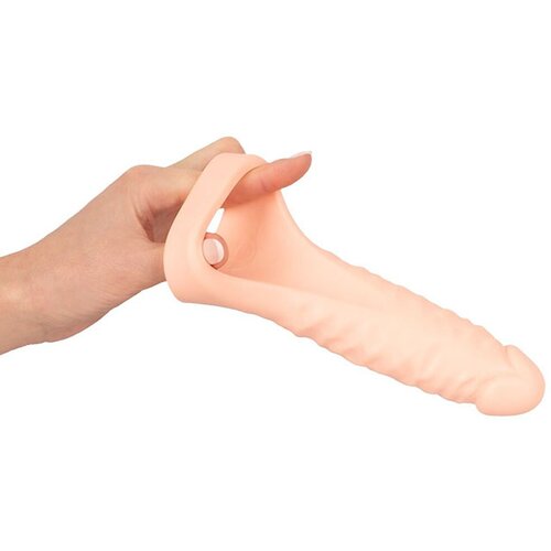 Realistixxx Double F - realistični dildo z obročkom za penis (naravni) Slike