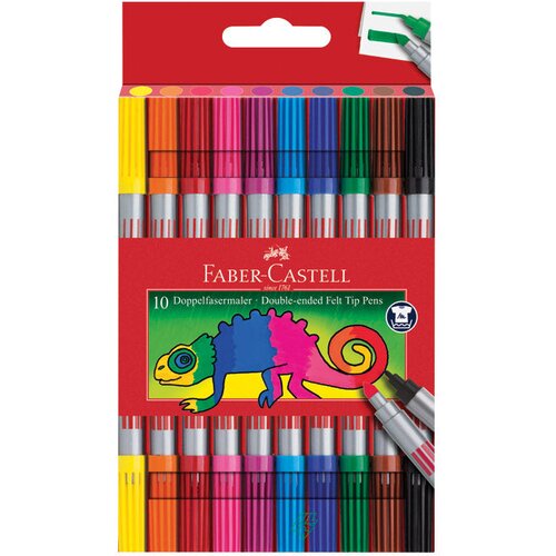  Flomaster &scaron;kolski 10boja obostrani Faber-Castell 151110 blister Cijene