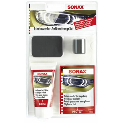 Sonax Set za poliranje žarometov (3-delni) Cene