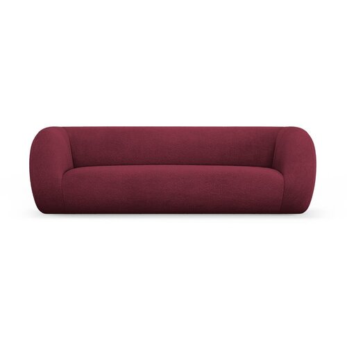Cosmopolitan Design Bordo rdeča sedežna garnitura iz tkanine bouclé 230 cm Essen – Cene