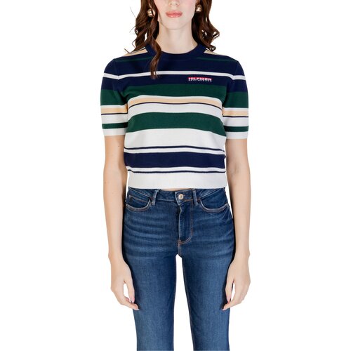 Tommy Hilfiger Puloverji SAILING TOP MULT WW0WW45596 Modra Slike