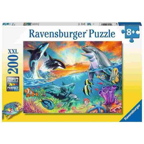 Ravensburger puzzle - Delfini - 200 delova Slike
