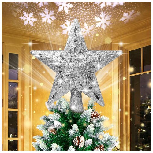 Aigostar LED božićna dekoracija LED/5W/230V srebrna zvezda Slike