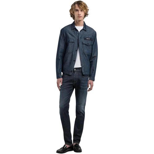 Replay Kavbojke slim ANBASS M914Y .000.661 730 Modra Cene