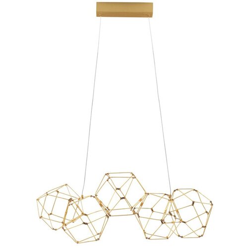 Nova Luce LED viseća svjetiljka aluminijska u zlatnoj boji Nebula &ndash; Cijene