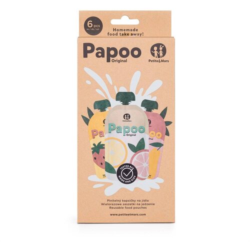 Petite&Mars Papoo Original vrećice za ka&scaron;ice 6 kom Cene