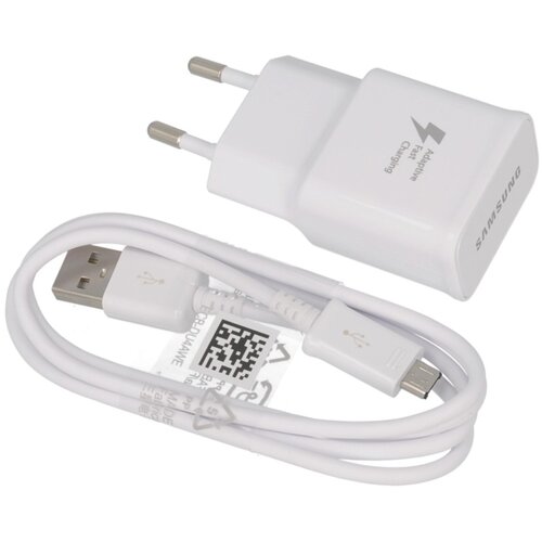  Hi&amp;scaron;ni / zidni USB polnilec Samsung EP-TA20EWE 2000mA + micro USB kabel - beli Slike