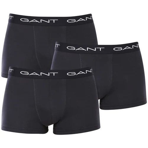 Gant 3PACK Men's Boxers Black