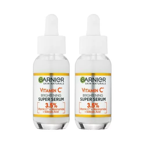 Garnier Skin Naturals Vitamin C Brightening Super Serum Set 2x serum za lice 30 ml za ženske