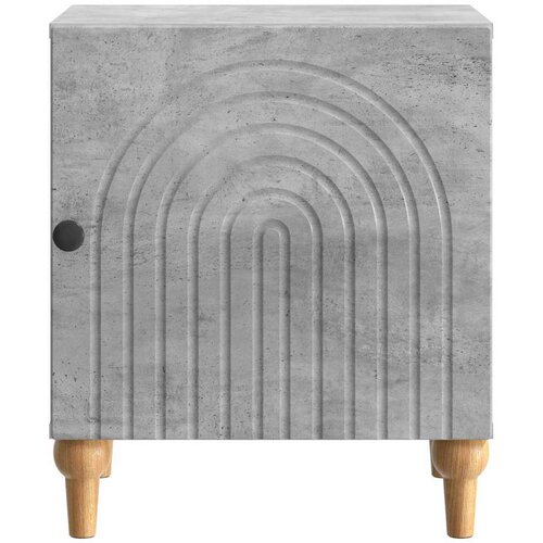 Noćni ormar Betonska siva 43 x 34 5 x 50 cm Konstruirano drvo - Betonska siva 1 Slike
