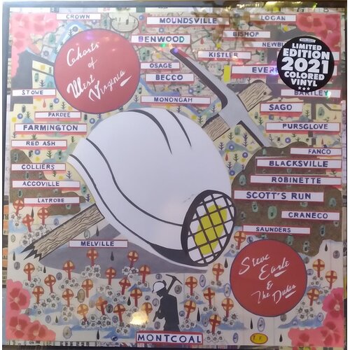  steve earle and the dukes - ghosts of west virginia (blue and black swirl colo Cene