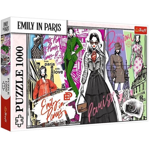Trefl Emily v Parizu - Modna inspiracija 1000-delna sestavljanka - Cene