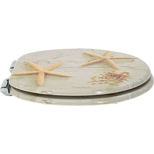  WC daska 2 pcs Žuta i bijela 44 x 38 cm MDF ploča Slike