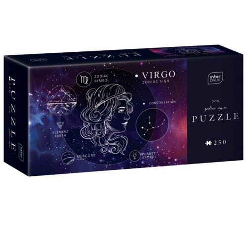 Puzzle 250 KOM ZODIAC 6 VIRGO (DJEVICA) INTERDRUK * DO ISTEKA ZALIHA Slike