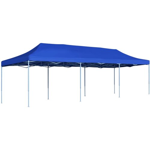VidaXL Sklopivi &amp;scaron;ator za zabave 3 x 9 m plavi Slike