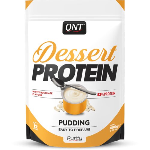 QNT dessert protein, 480g bela čokolada Cene