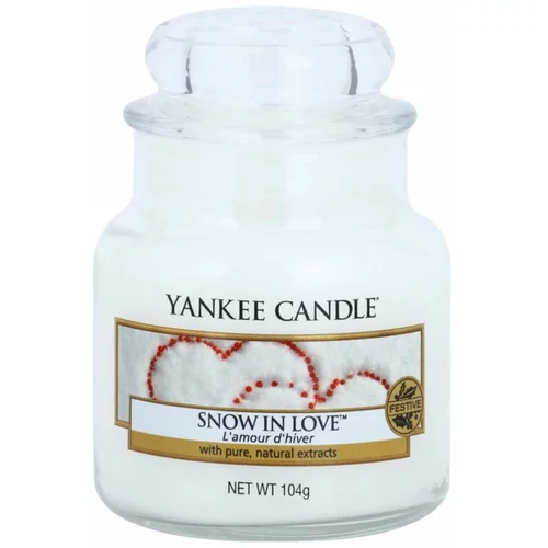 Yankee Candle Snow In Love dišeča svečka 411 g unisex