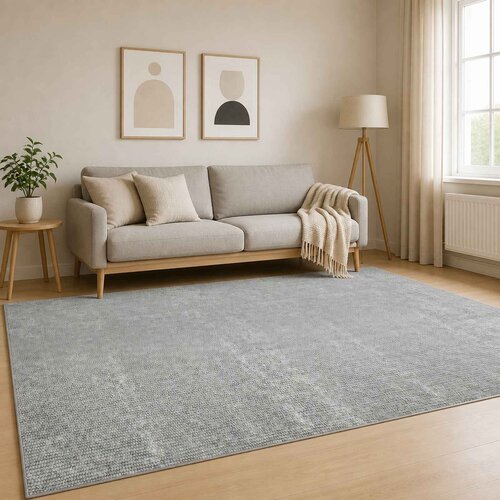  Tepih Siva 190 x 300 cm 100% poliester 3 mm Mogu se prati Cene
