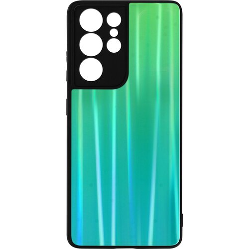 AVIZAR Ovitek za Samsung Galaxy S21 Ultra, za&scaron;cita s holografskim ucinkom - zelen, (20718681) Cene