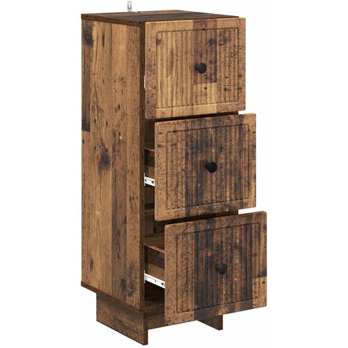  Ormar s ladicama Staro drvo 33 x 34,5 x 90 cm Konstruirano drvo Slike