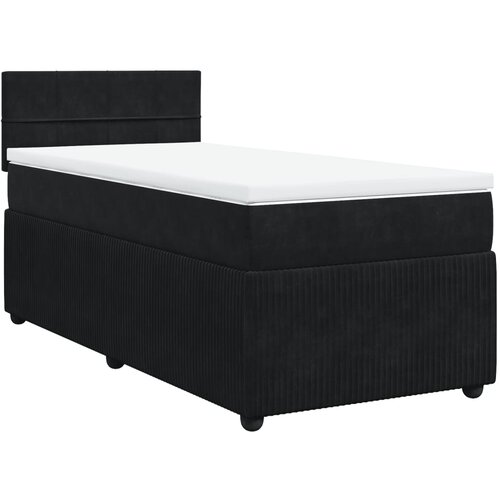vidaXL spring krevet s madracem crni 90x200 cm bar&scaron;unasti Cijene