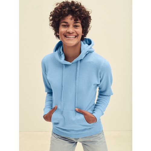 Fruit Of The Loom Błękitna bluza z kapturem Hooded Sweat Slike