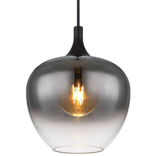 Globo 15548H - Luster na sajli MAXY 1xE27/40W/230V prečnika 24 cm crna Slike