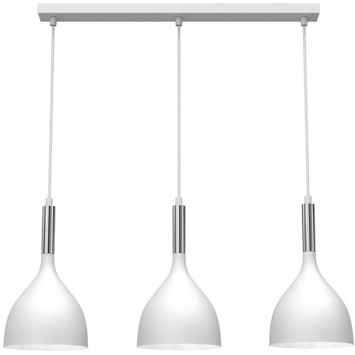  Luster na sajli NOAK 3xE27/15W/230V bela/hrom Cene