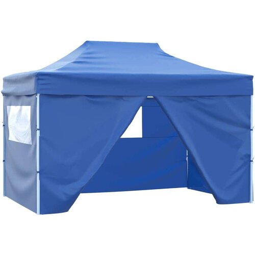  Sklopivi Pop-up Šator sa 4 Panela 3x4,5 m Plavi Cene