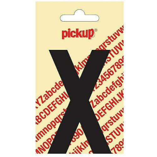 Pickup Naljepnica (Motiv: X, Crne boje, Visina: 90 mm) Slike