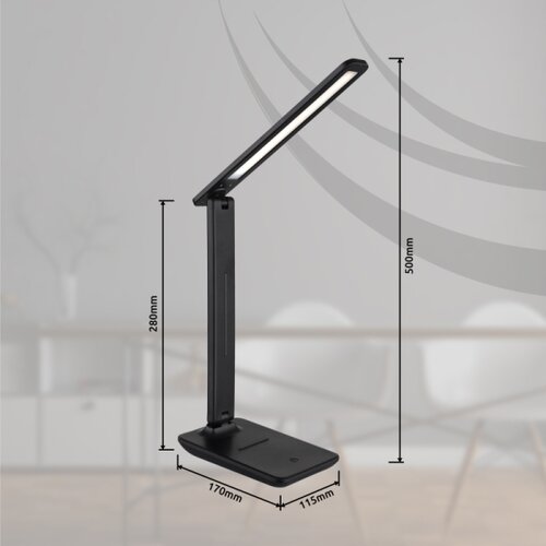 Globo 58439SA - LED dodirni prigu&amp;scaron;iva, punjiva stona lampa BRIGHTON LED/4W/5V 1800 mAh crna Slike