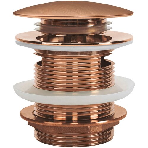 Rea Klik-Klak s prelivom polnilnik za kopalno kad Brush Copper 6cm Cene