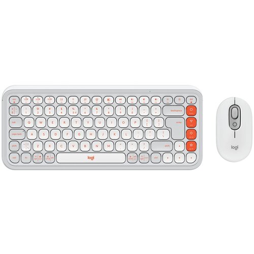 Logitech POP Icon Combo bel brezžični komplet tipkovnice in mi&scaron;ke s slovenskimi tipkami Cene