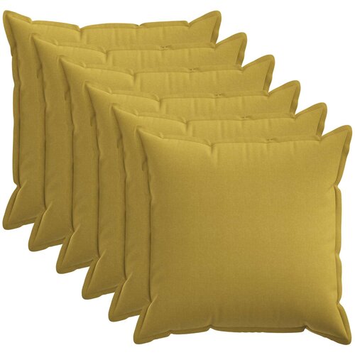  Presvlaka za jastuk 6 pcs HOUTEN Svijetlo zelena 80 x 80 cm Cijene