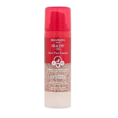 Bourjois Healthy Mix Clean &amp;amp; Vegan Glow Tint Essence puder za sve vrste kože 30 ml nijansa 01 Fair Slike