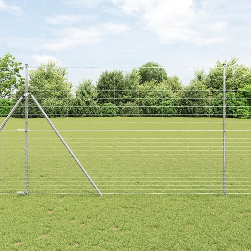 vidaXL Ograda za polja 1.6x25 m Pocinčani čelik Cene