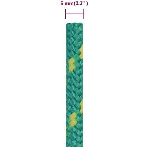  Brodski konop zeleni 5 mm 25 m od polipropilena Slike