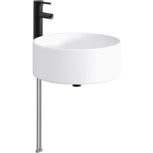  Umivaonik za kupaonicu Mat Crna 40,5 x 40,5 x 15,5 cm Metal Slike