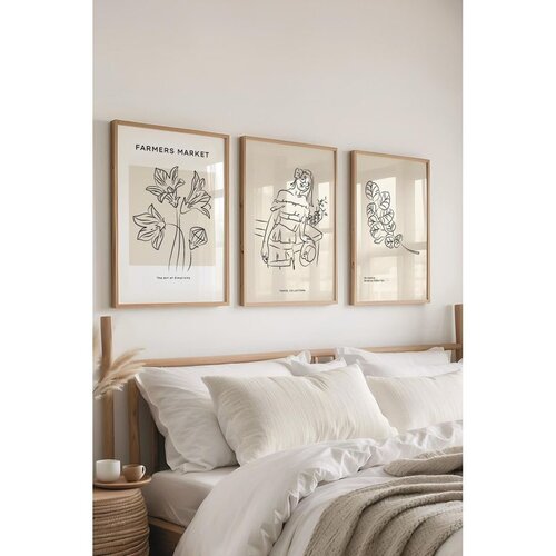 WALLXPERT Č-300541 - 3040 set dekorativnih slika u vi&scaron;e boja (3 komada) Cene