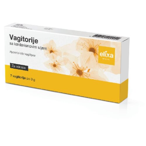 Elixa Vaginalete sa kantarionovim uljem, 7 komada Cene